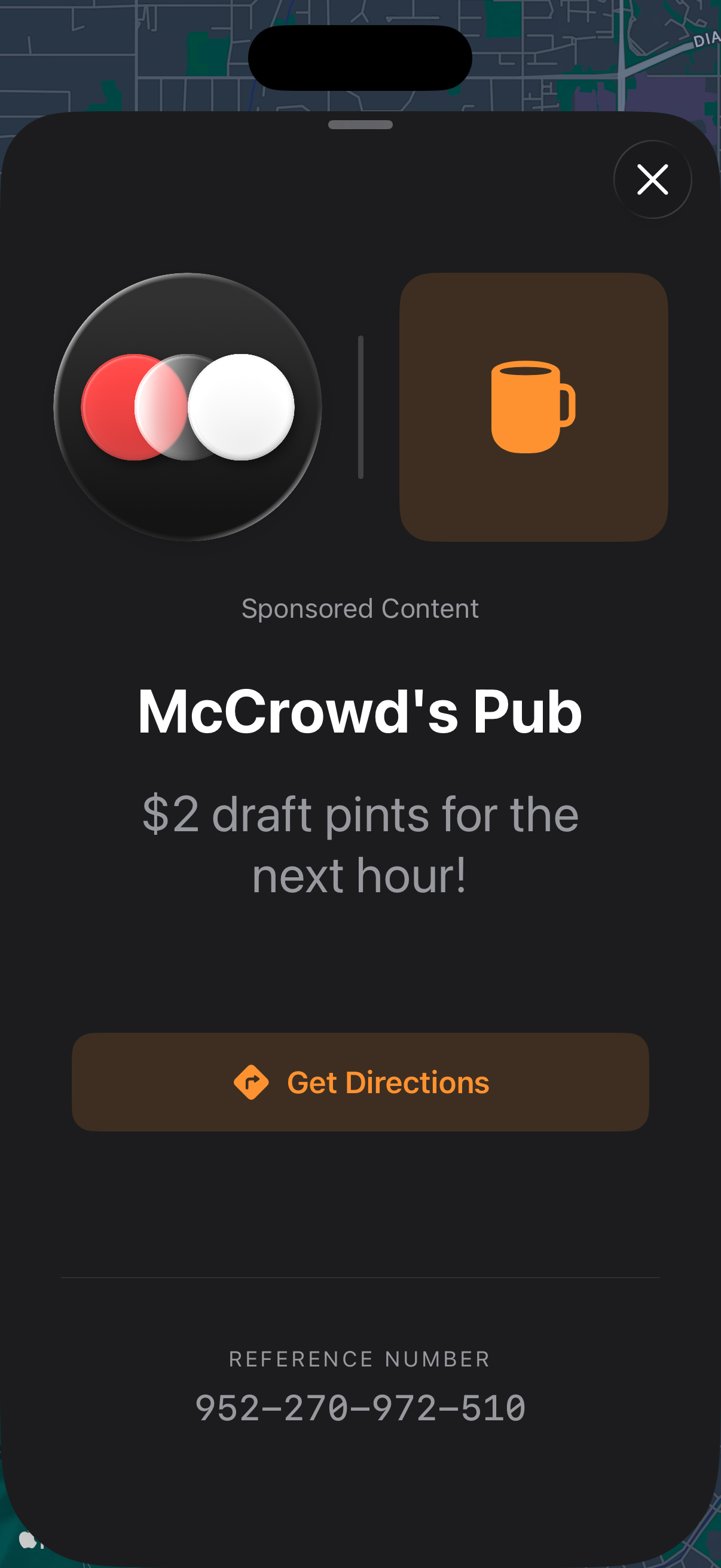 Detailed View of Promotions on Map