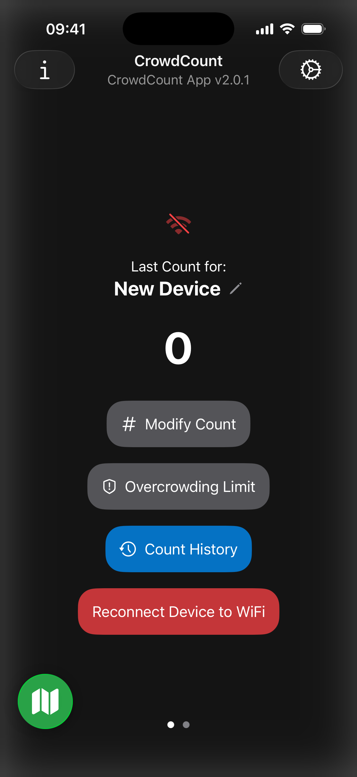 Disconnected device view